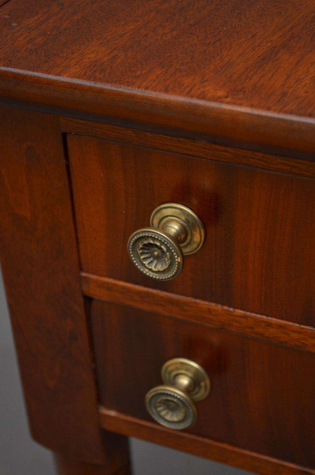 Early 19th Century Regency Work Table in Mahogany