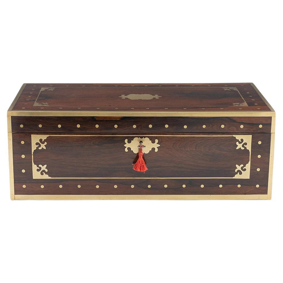 Regency Writing Slope with Rosewood Veneer c1810