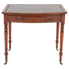 Antique Regency Writing Table Mahogany Desk, 1890