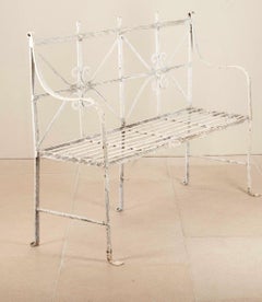 Regency Wrought Iron Garden Bench Seat