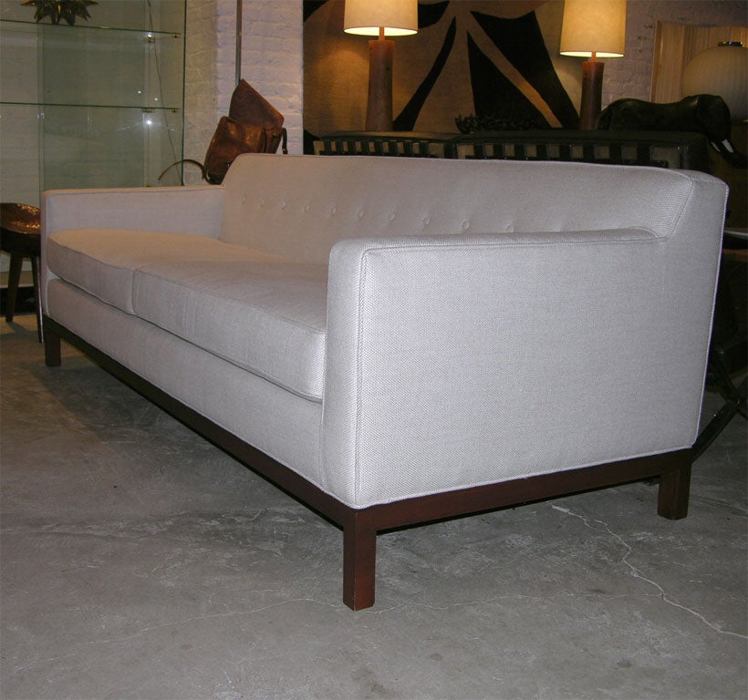 Mid-Century Modern Regeneration Sofa #1 on Walnut Base