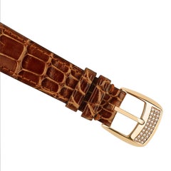 Regent 4047 Luxury Diamond Watch for Men and Women, Rose Gold
