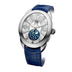 Regent Steel 1609 AD Moon Phase 4047 Luxury Diamond Watch for Men