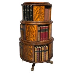 Regeny Mahogany Revolving Bookcase