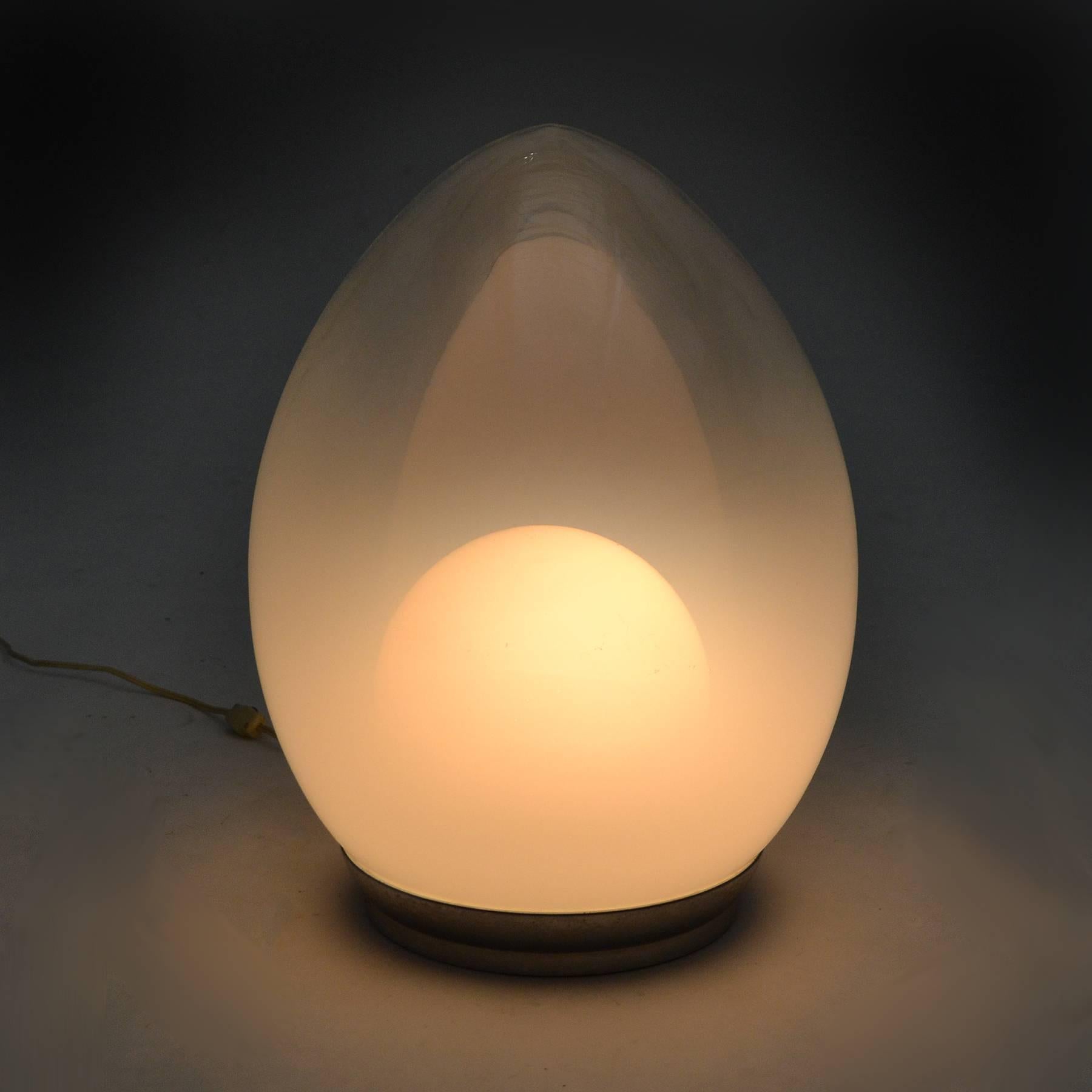 Mid-Century Modern Reggiani Egg Lamp