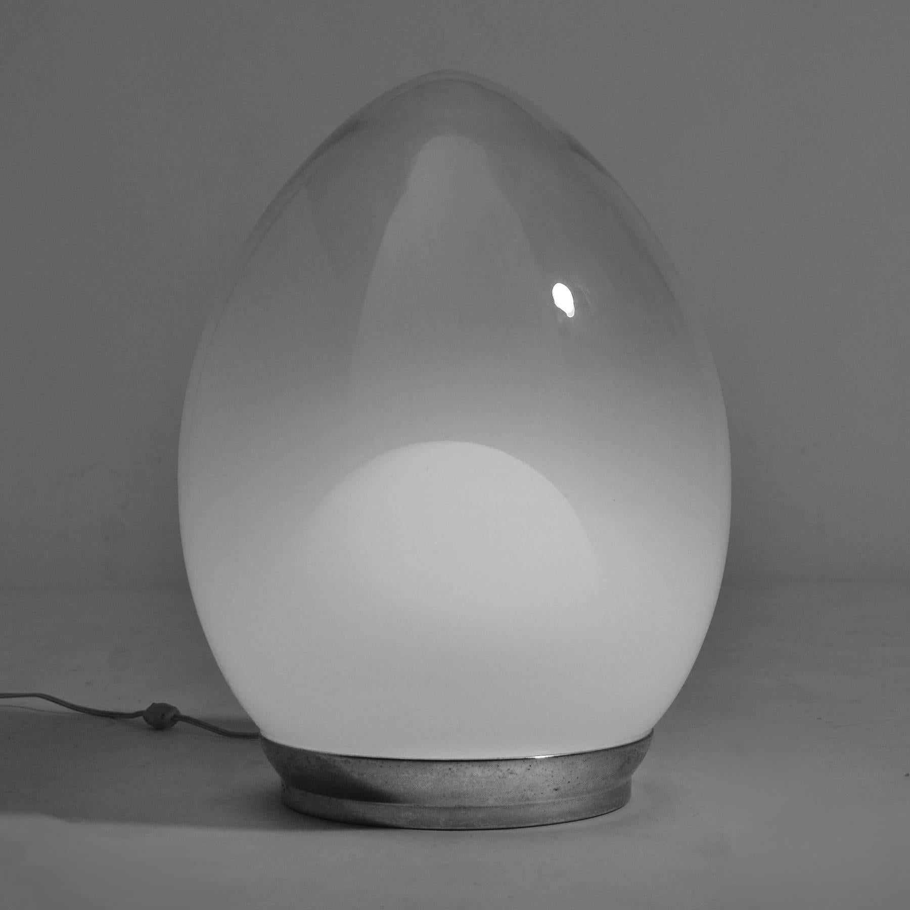 Italian Reggiani Egg Lamp