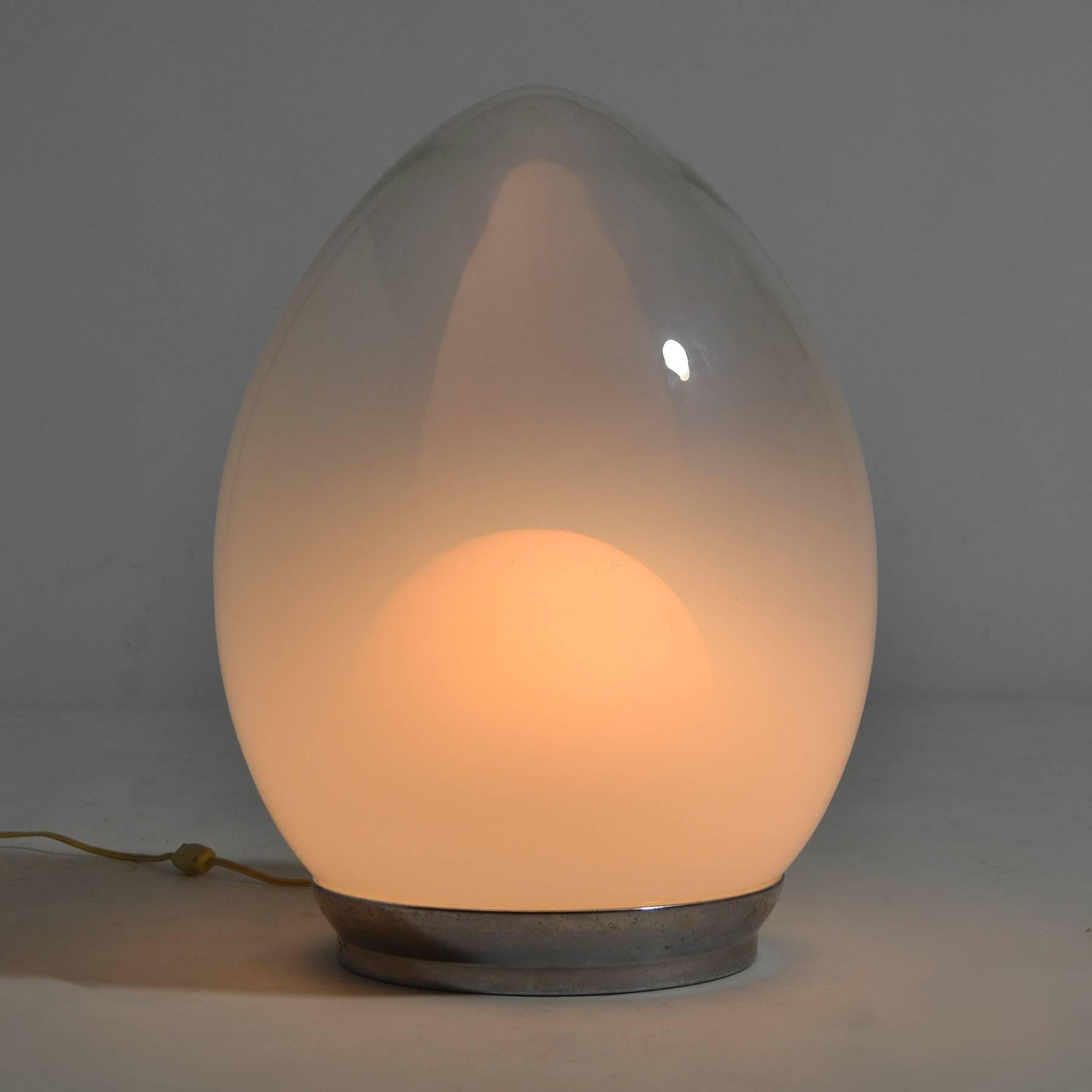 Plated Reggiani Egg Lamp