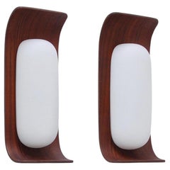 Reggiani-Wandleuchter aus geformtem Holz II