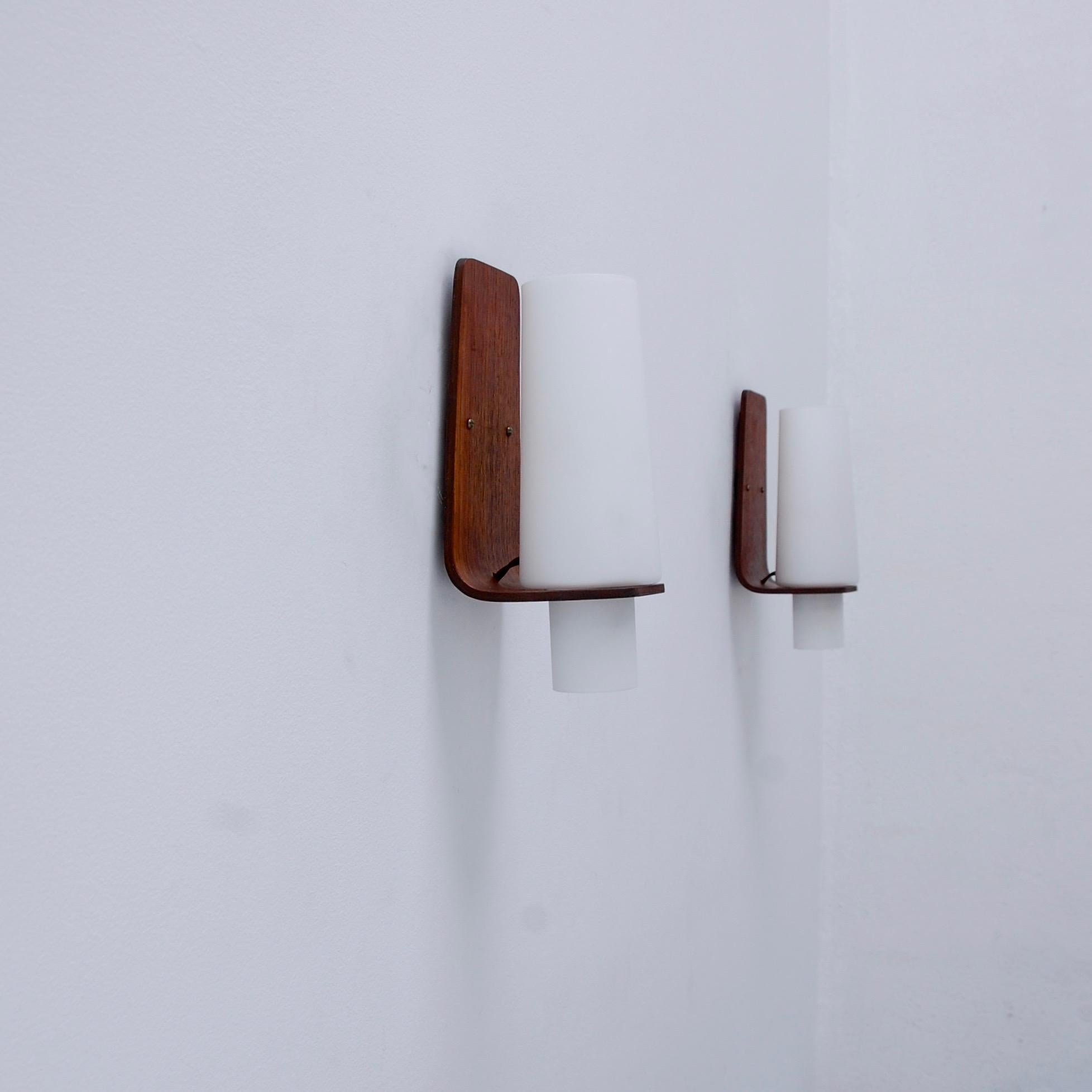 Mid-20th Century Reggiani Molded Wood Sconces III