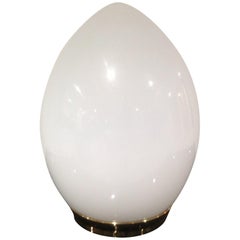 Reggiani Signed Italian Egg Form Decorative Table Lamp