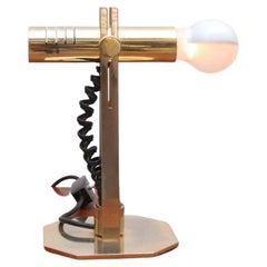 Reggiani Style Brass Table Lamp