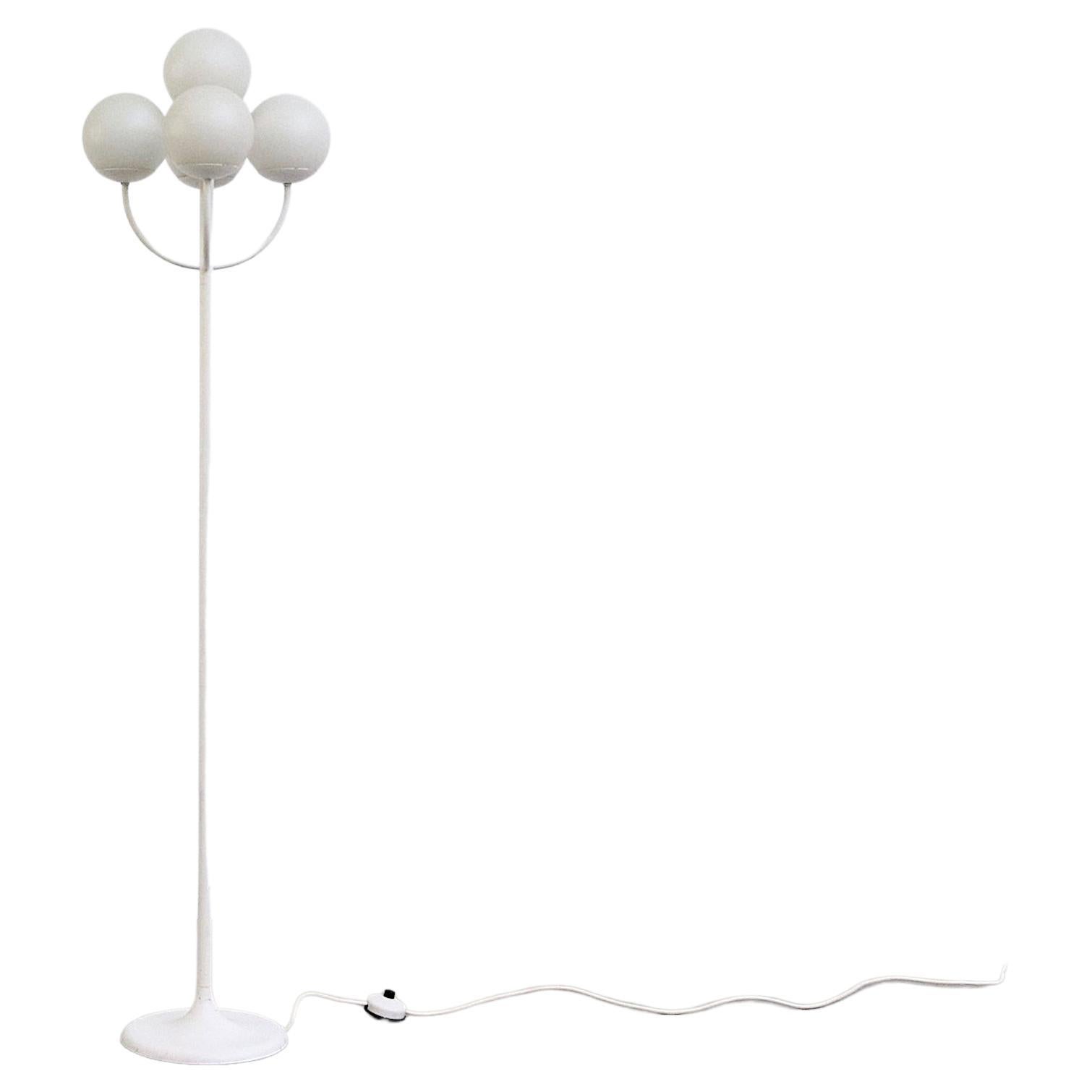 Reggiani Globe Floor Lamp with Marble Base at 1stDibs