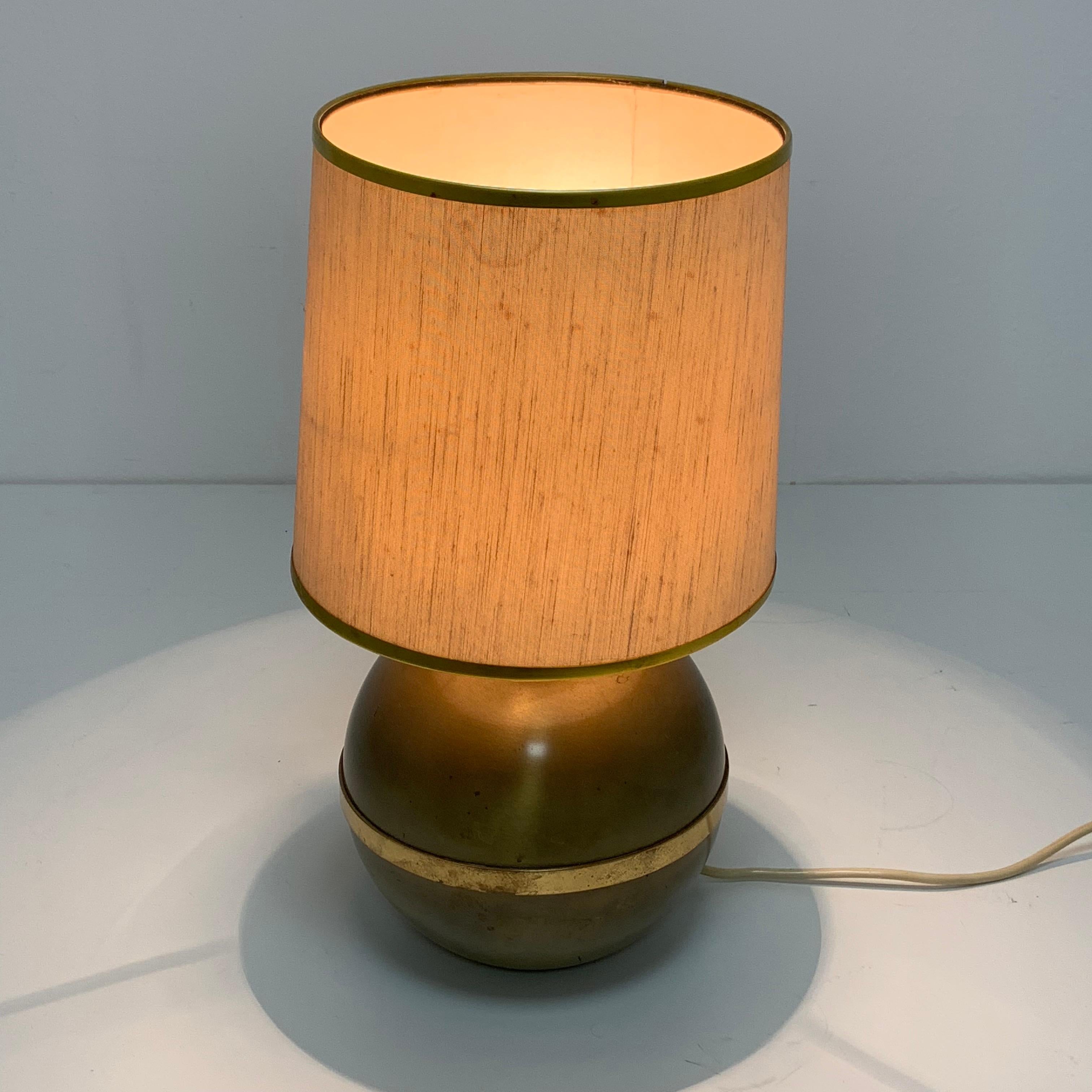 Reggiani, Table Lamp Italian Metal and Brass, Italy 1970s For Sale 1