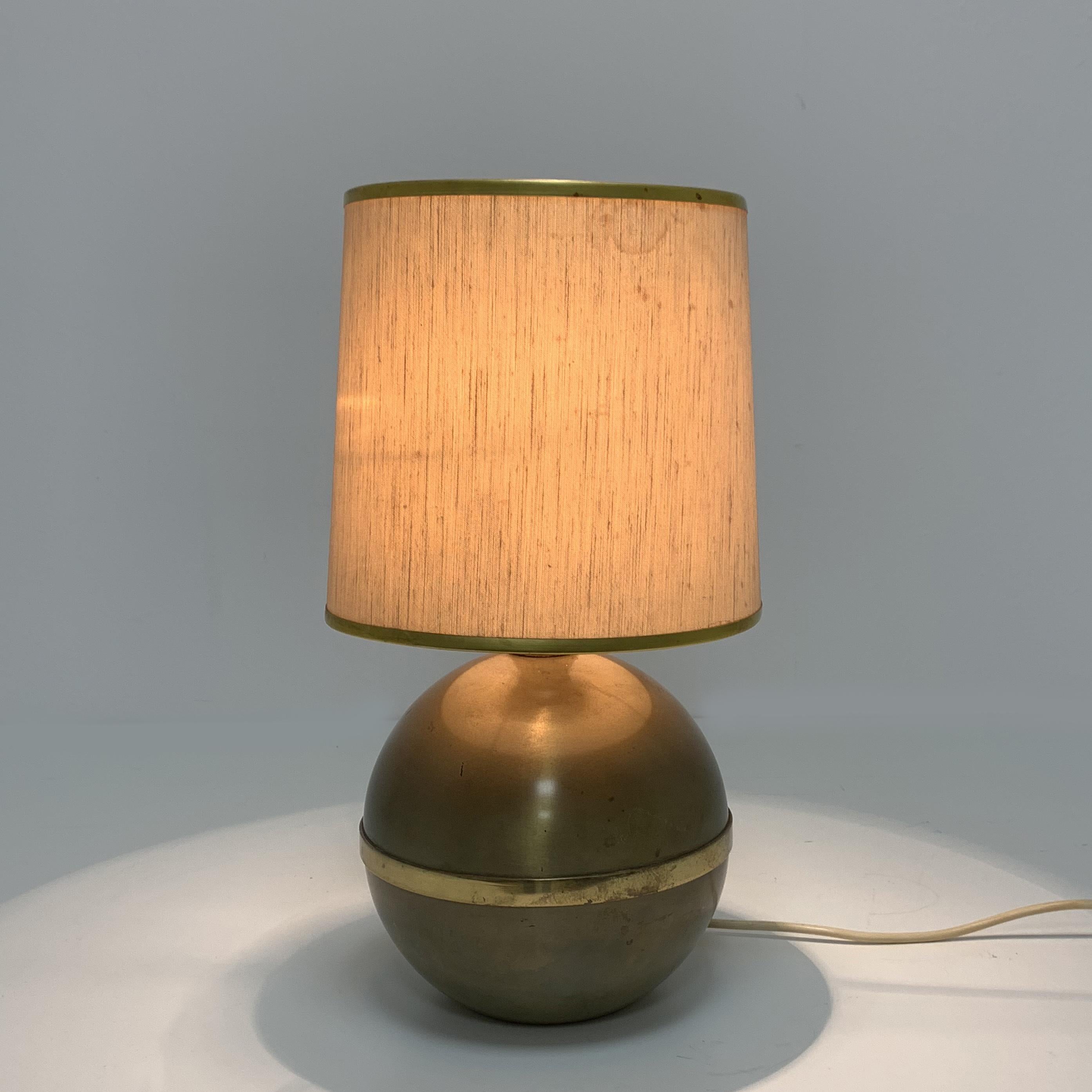 Reggiani, Table Lamp Italian Metal and Brass, Italy 1970s For Sale 2