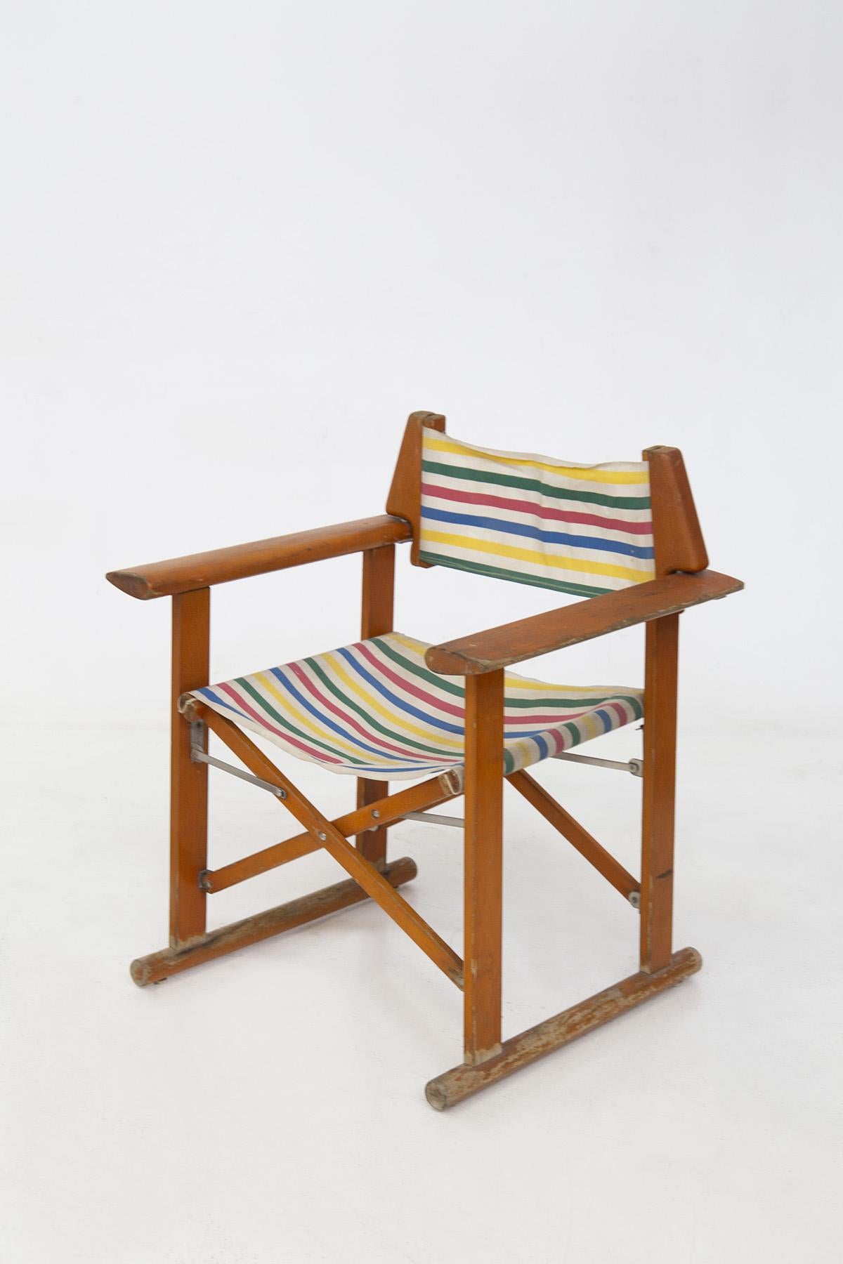 Regguiti Safari Style Foldable Armchairs In Good Condition In Milano, IT