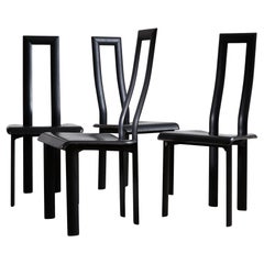Regia Dining Chairs by Antonello Mosca for Ycami Collection, 1980s