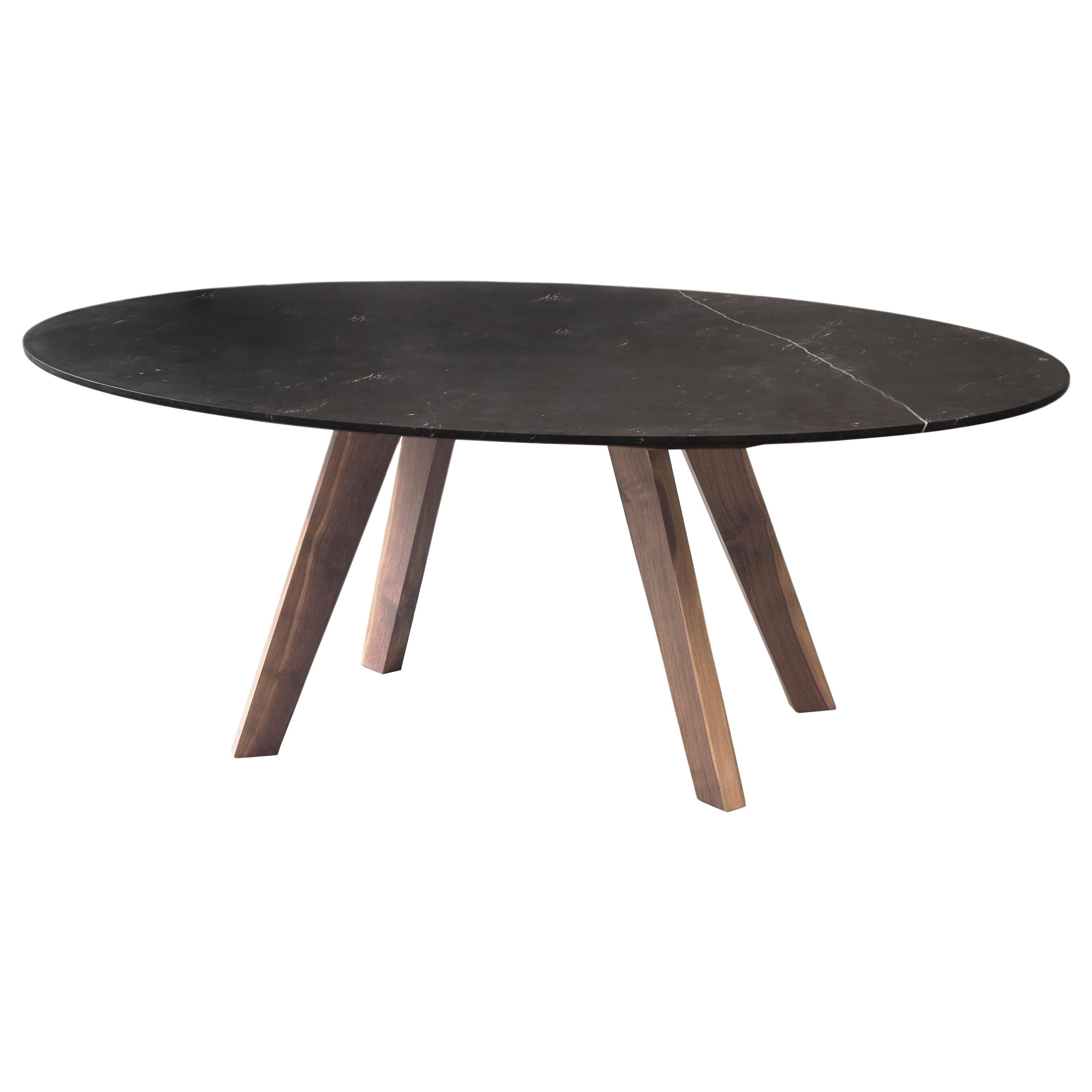 "Regia I" Contemporary Oval Table, Granite For Sale at 1stDibs