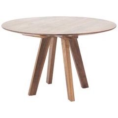 "Regia II" Contemporary Round Table, Wood