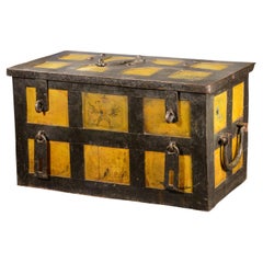 Regimental cash box. Iron. Possibly Germany, 18th century.