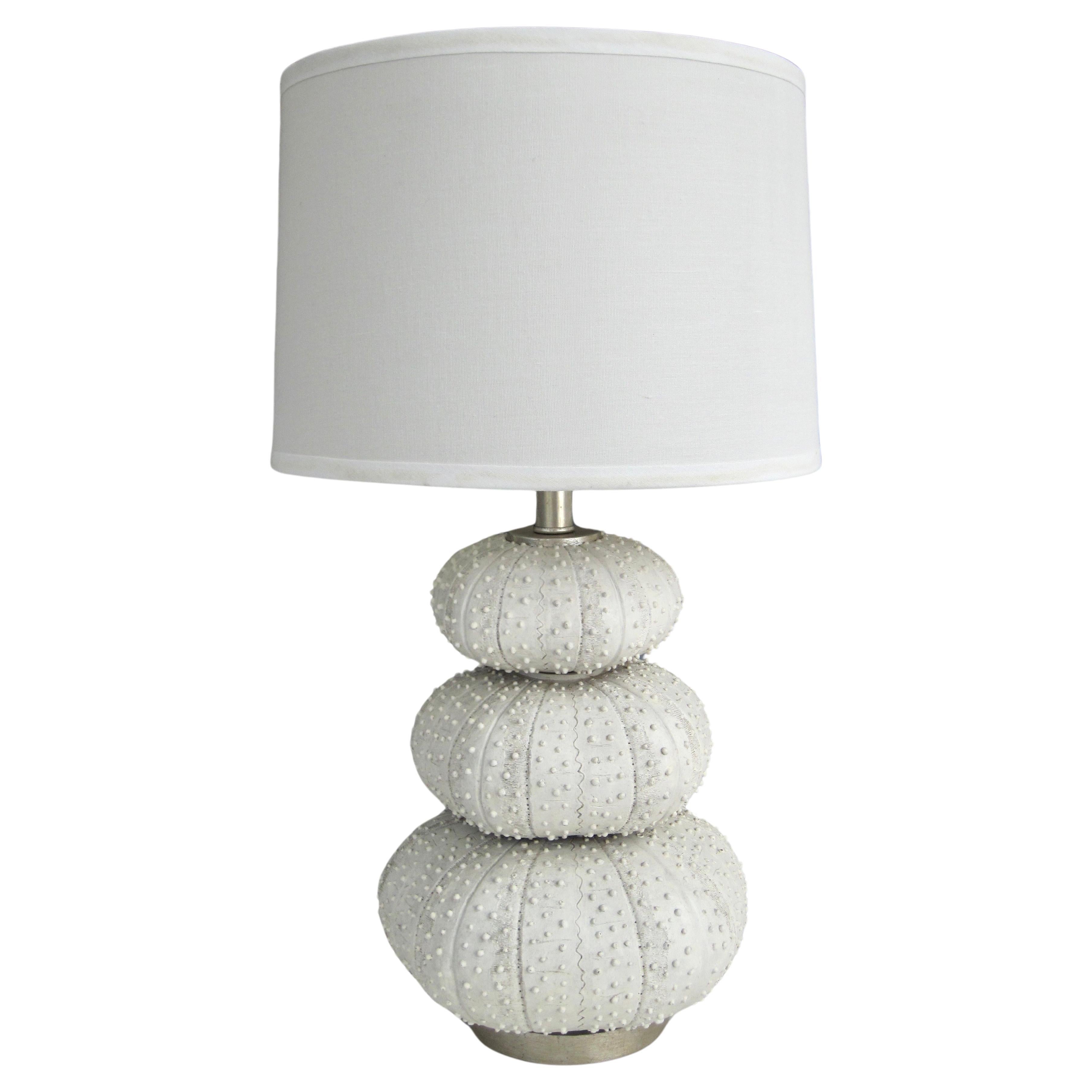 Stacked Sea Urchin Table Lamp Attributed to Regina Andrews