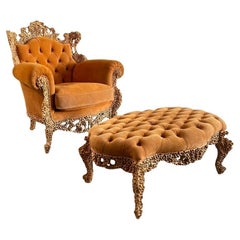 Regina Armchairs by Urano Palma for Mirabili