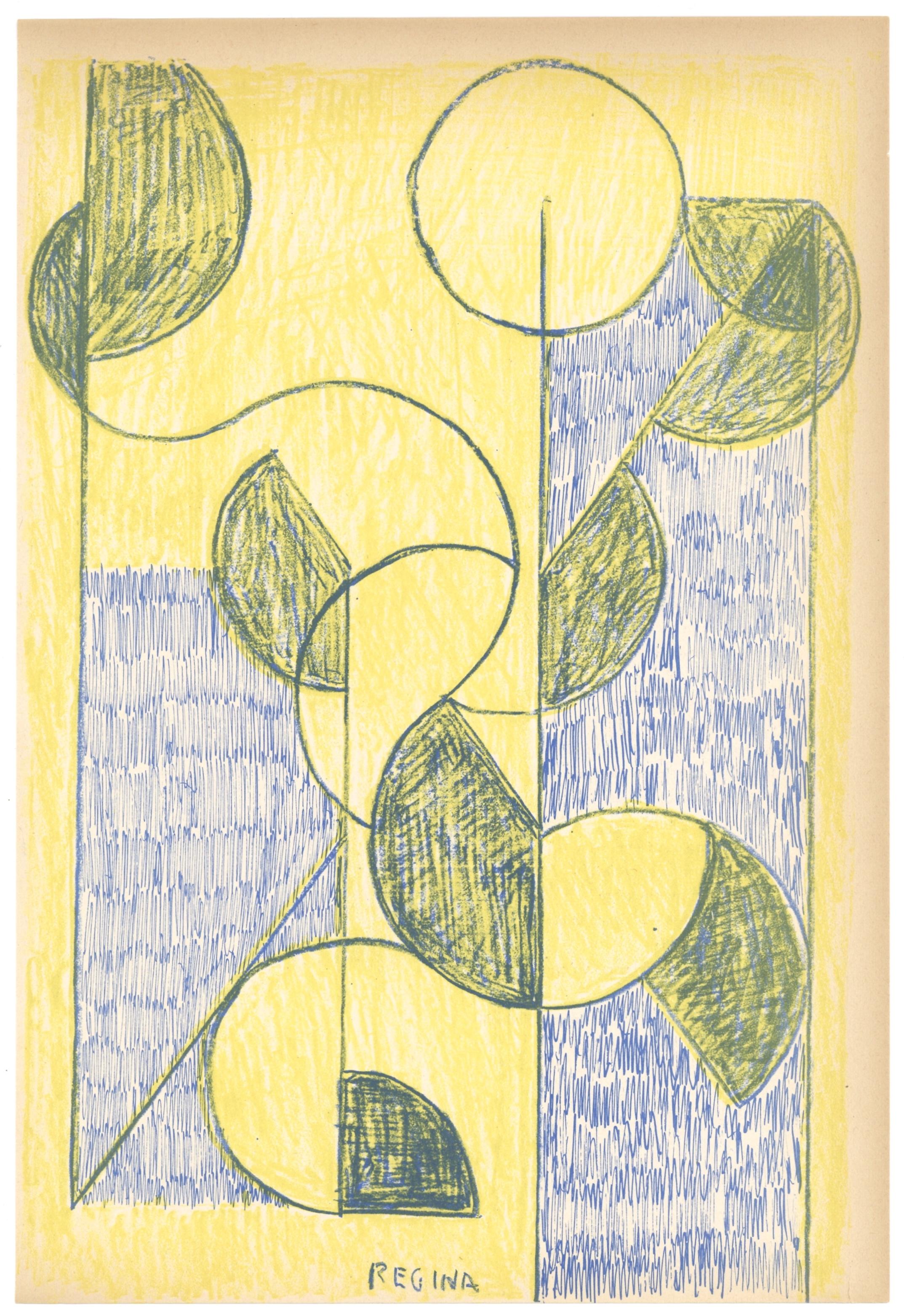 original lithograph - Print by Regina Cassolo Bracchi