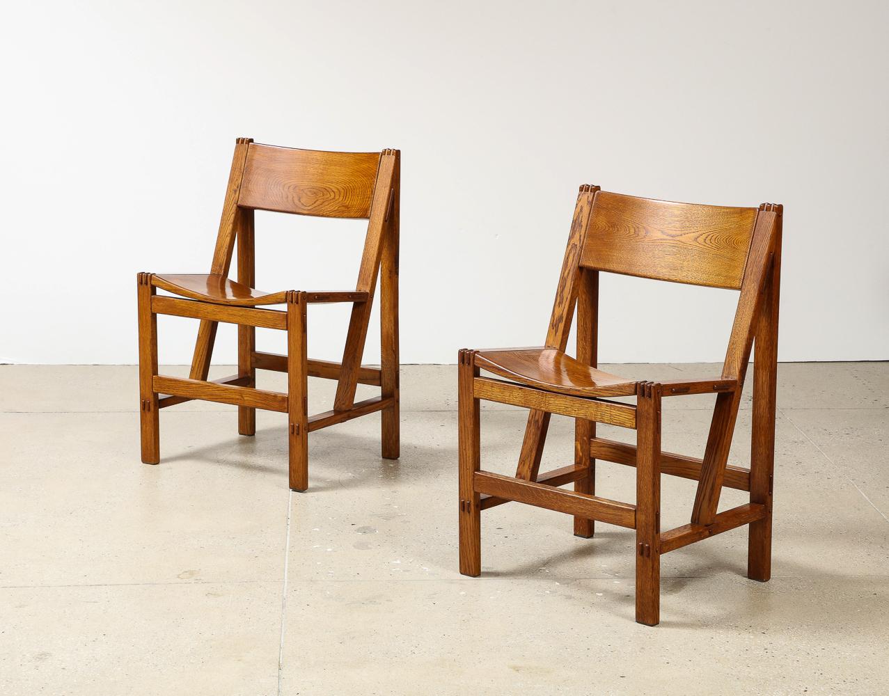 Mid-Century Modern Regina Chairs by Giuseppe Rivadossi For Sale