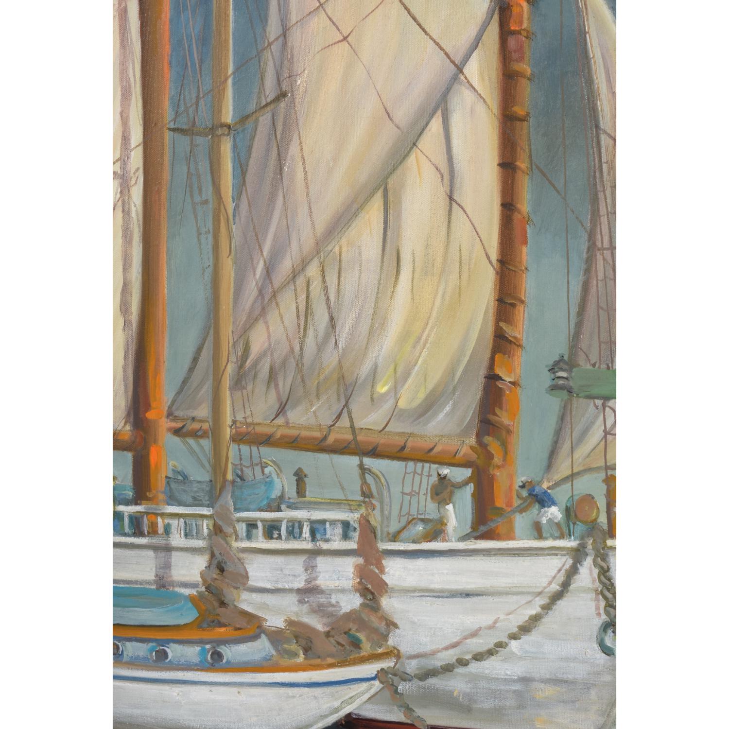 Regina Jackson Chapman Milford Connecticut Nautical Painting 1