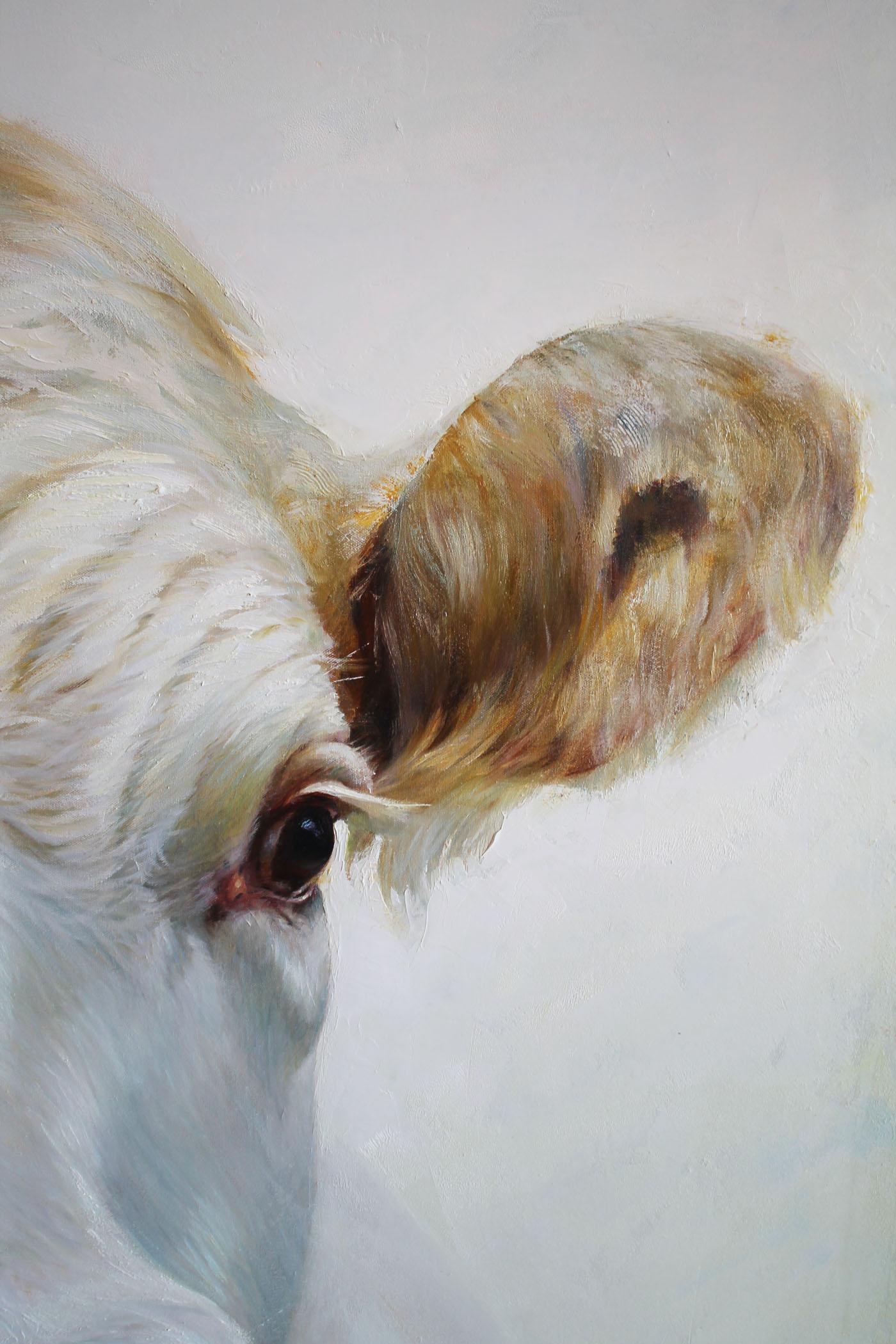 Hallo (Realismus), Painting, von Regina Lyubovnaya