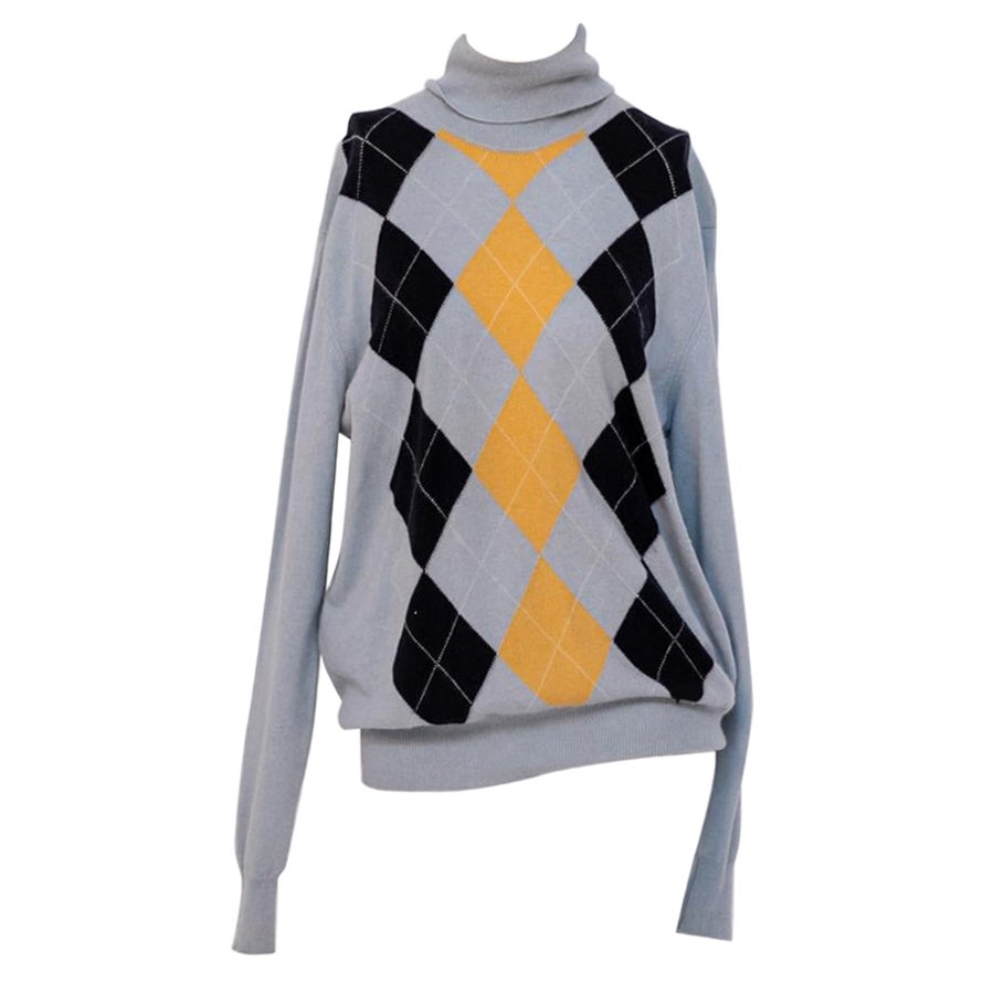 Regina Schrecker Cashmere Rhombus Sweater For Sale