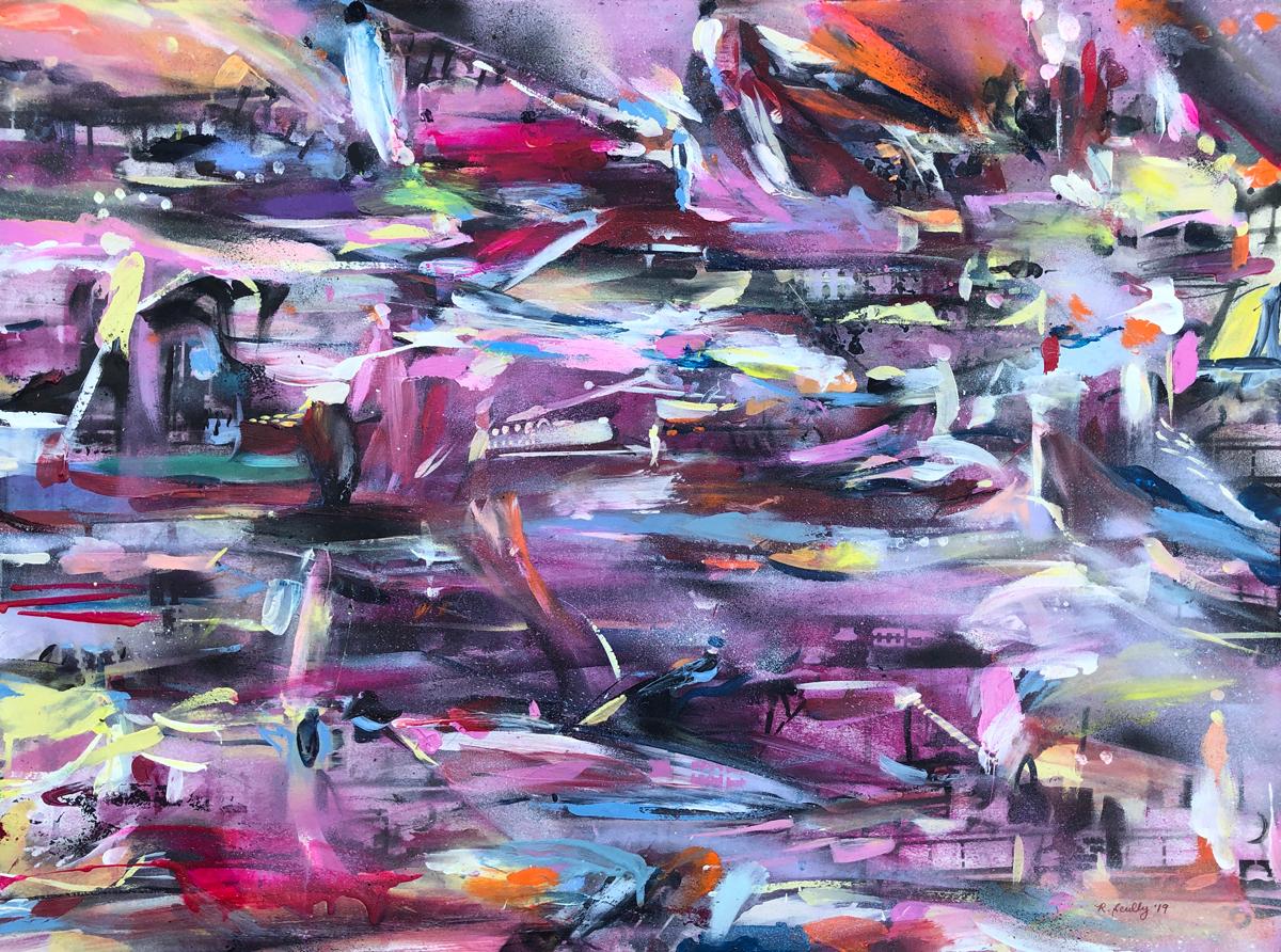 regina scully Abstract Painting - Inner Journey 30