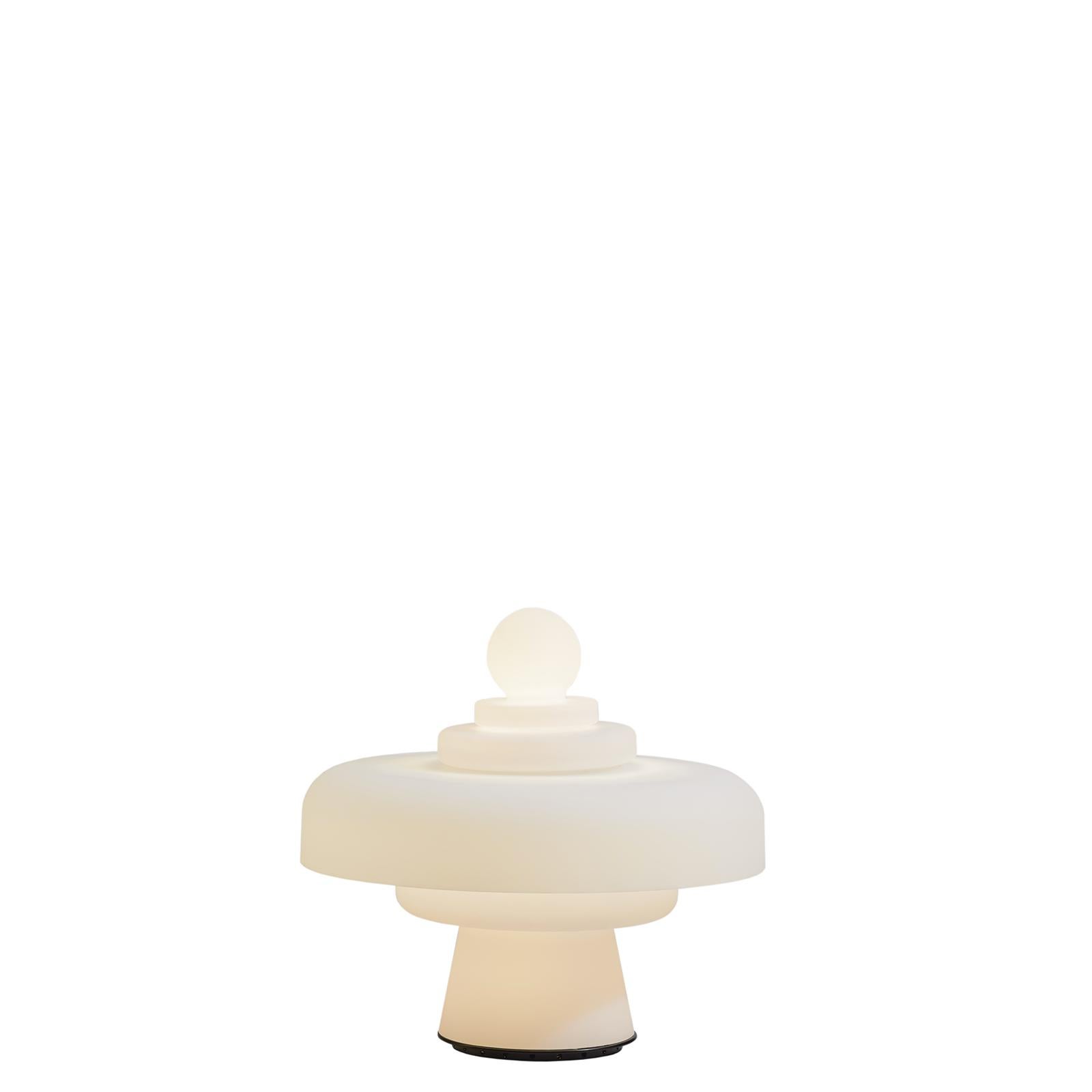 Moderno Lampada da tavolo REGINA Disegnata da Bobo Piccoli per Fontana Arte