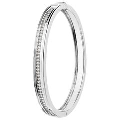 Regina - Bracciale in oro bianco con diamanti bianchi