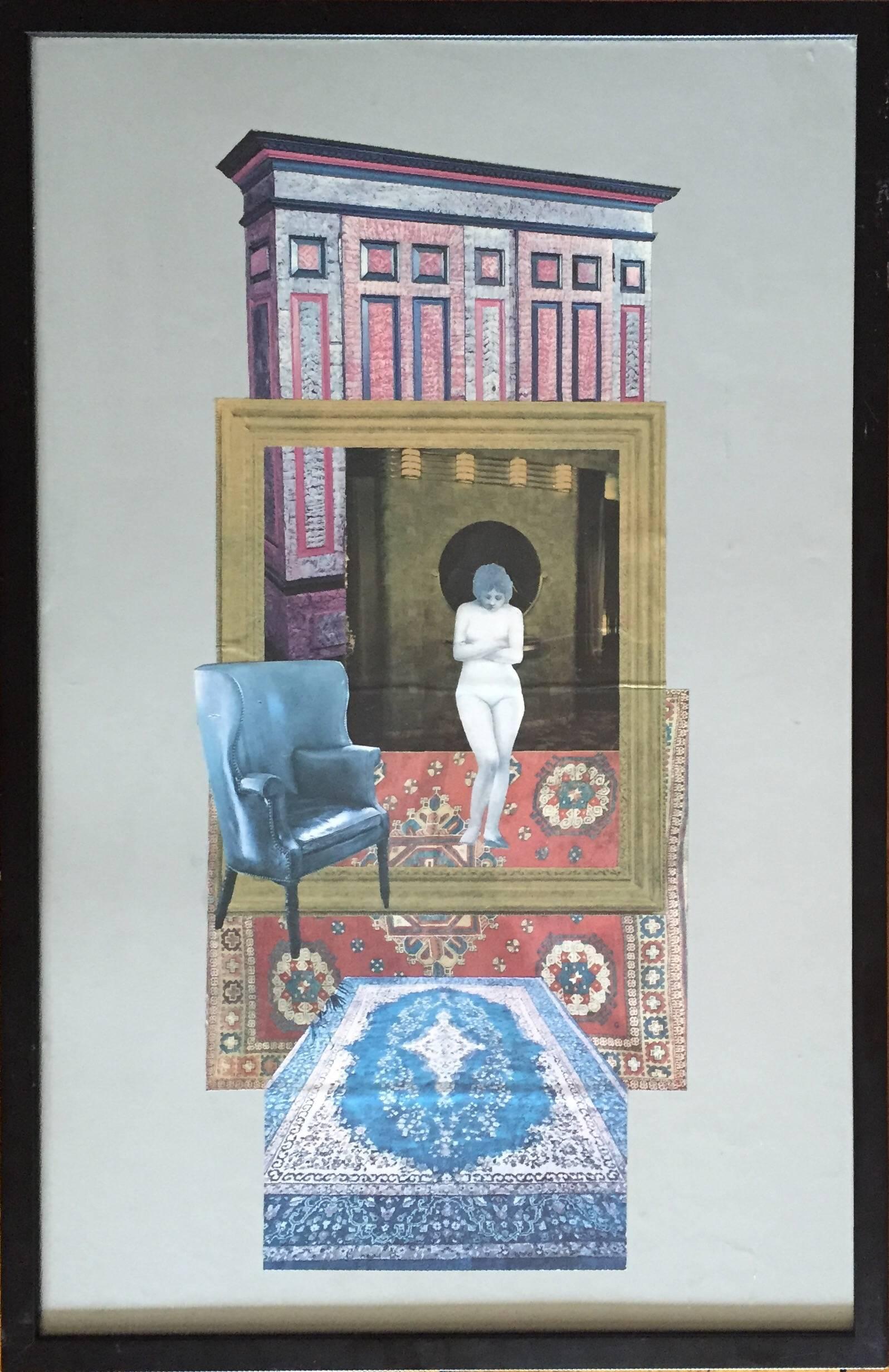 Geruchte (Rumors, Referring to Persecution of Jews) Original Collage - Mixed Media Art de Reginald Case