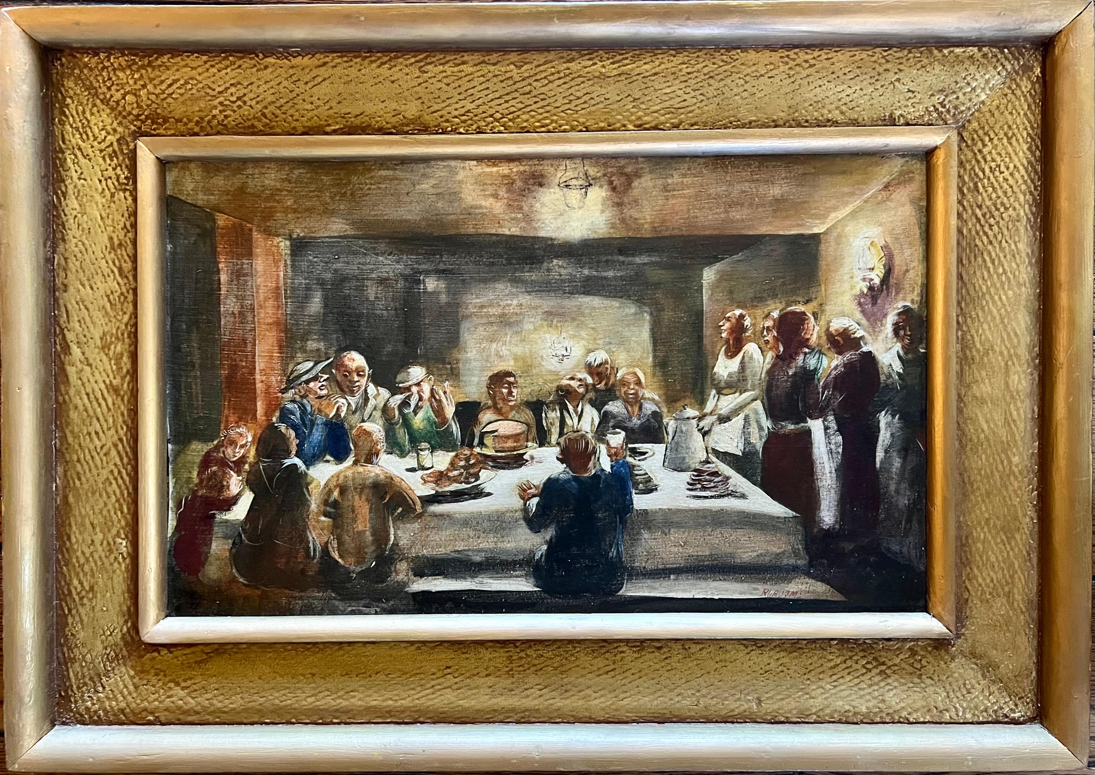 Rinfresco e intervallo - Painting di REGINALD GROOMS