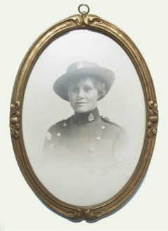 REGINALD HAINES (1872-1942) - Signed British Military Portrait in Gilt Frame