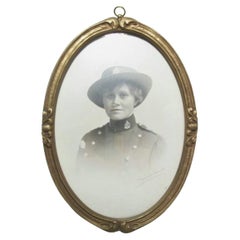 REGINALD HAINES (1872-1942) - Signed British Military Portrait in Gilt Frame