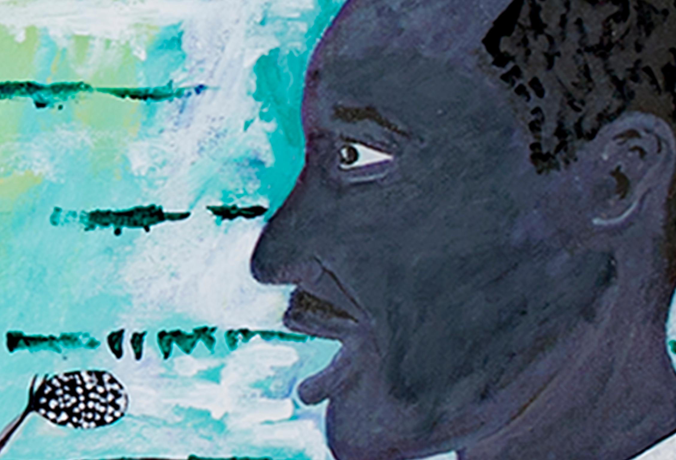 « Inspiration II », technique mixte sur toile signée par Reginald K. Gee en vente 4