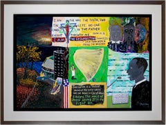 Used "Inspiration II," Mixed Media on Canvas signed by Reginald K. Gee