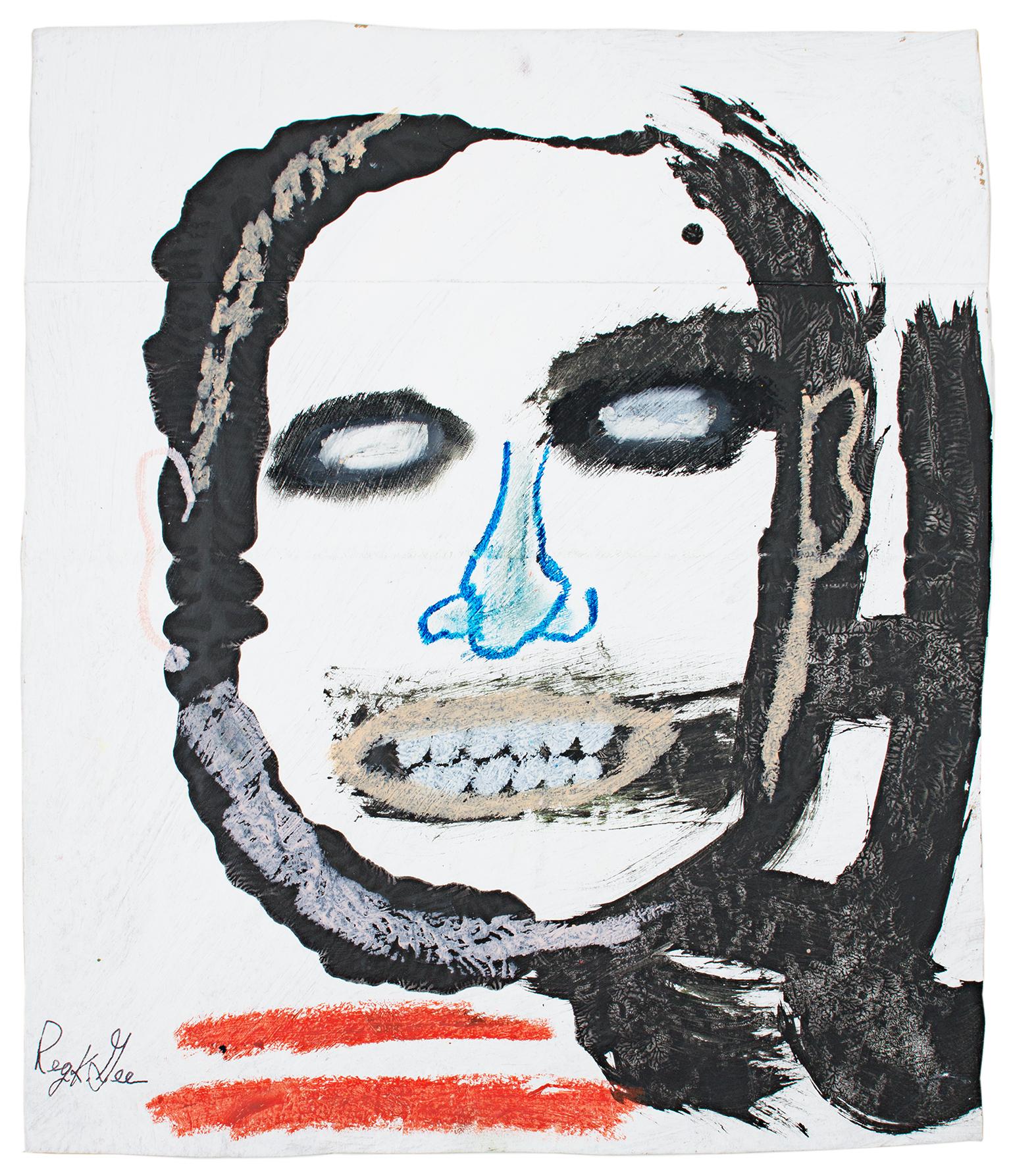 "Acento de doble tono" es una pintura original en acrílico de Reginald K. Gee. El artista firmó la obra en la parte inferior izquierda. Representa un rostro abstraído. 

arte 14" x 12

Reginald K. Gee nació en Milwaukee el 28 de abril de 1964, de