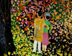 "That Must've Been an Angel, " Acrylic on Canvas signed by Reginald K. Gee