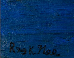 "Dove ci incontriamo", Acrilico su tela firmato da Reginald K. Gee