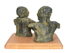 "Epoxy Glued Ming Dynasty, " Original Clay Sculpture signed by Reginald K. Gee