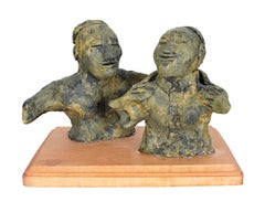 "Epoxy Glued Ming Dynasty, " Original Clay Sculpture signed by Reginald K. Gee