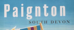 Paignton, South Devon original vintage tourism poster by Reginald Lander