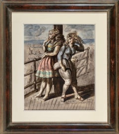 Girls on a Boardwalk