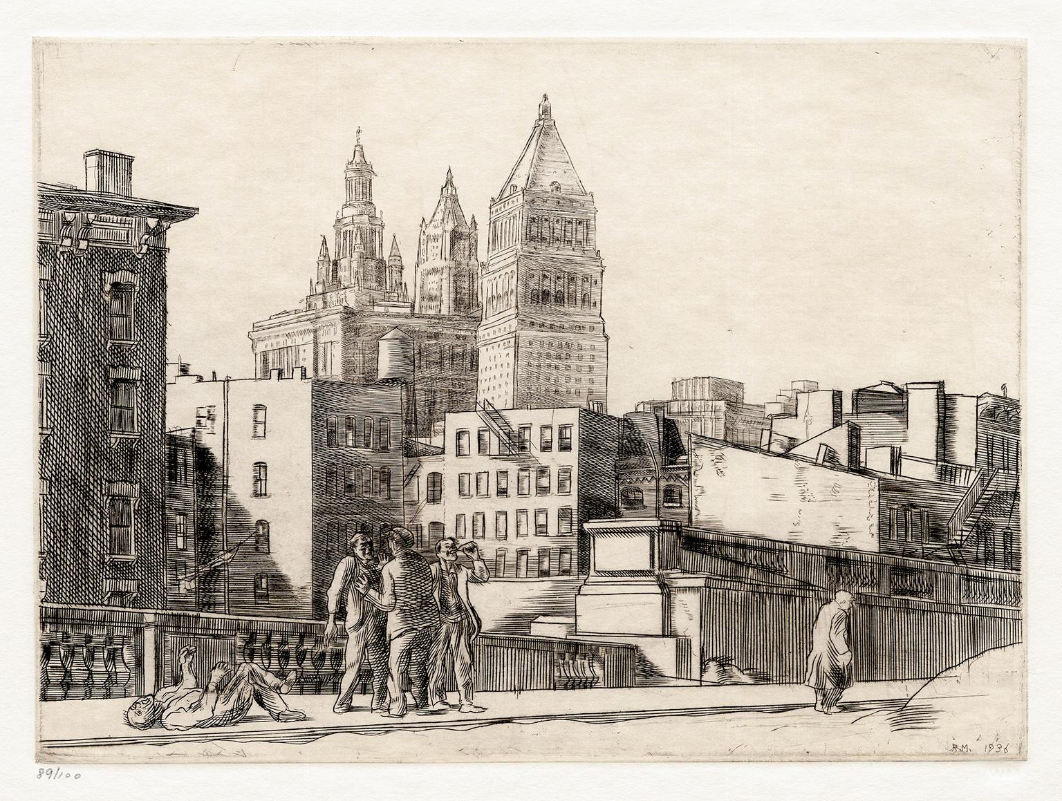 Ein Morgen im Mai" - Sozialer Realismus der 1930er Jahre, New York City