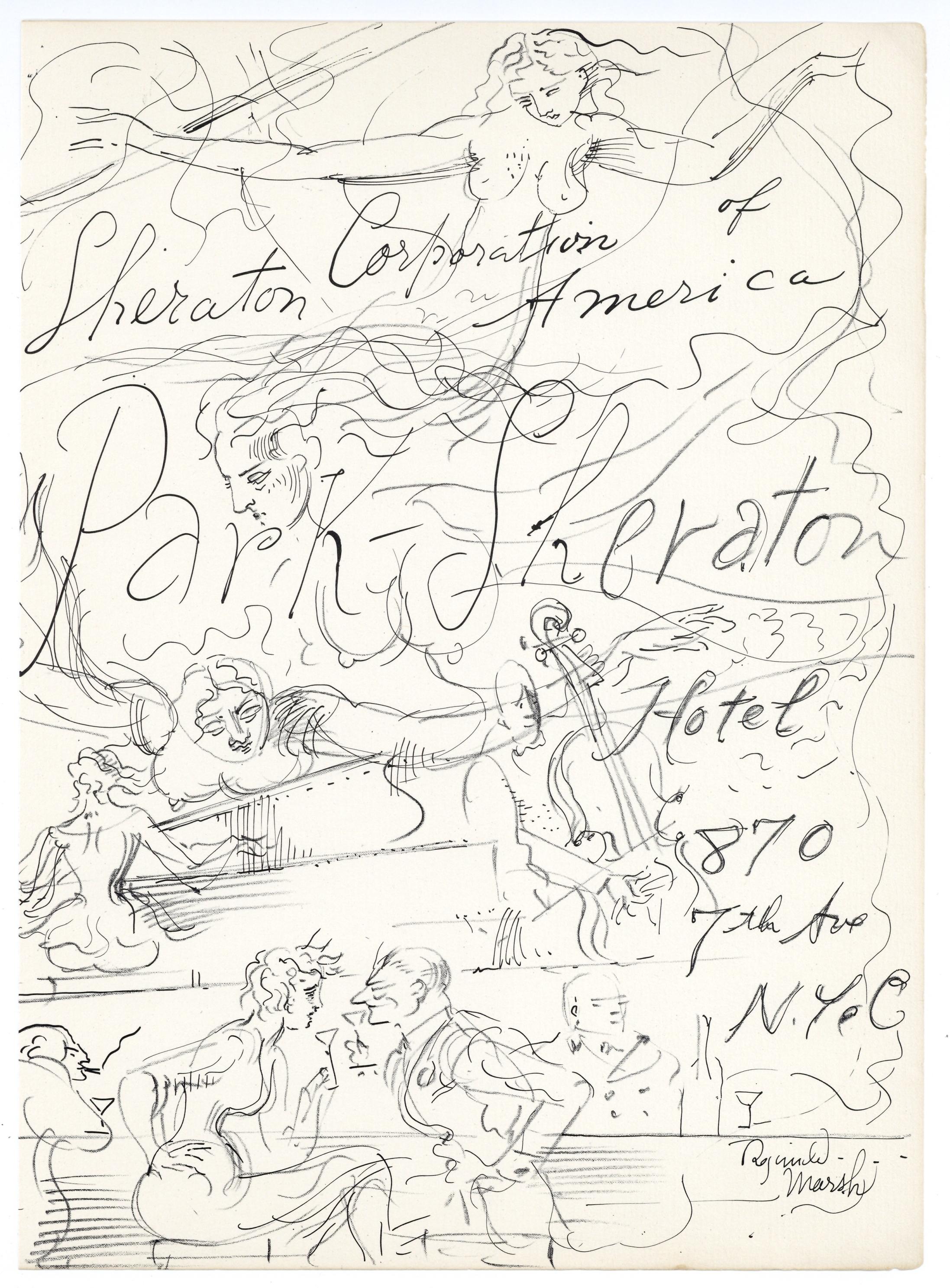 original lithograph - Print by Reginald Marsh