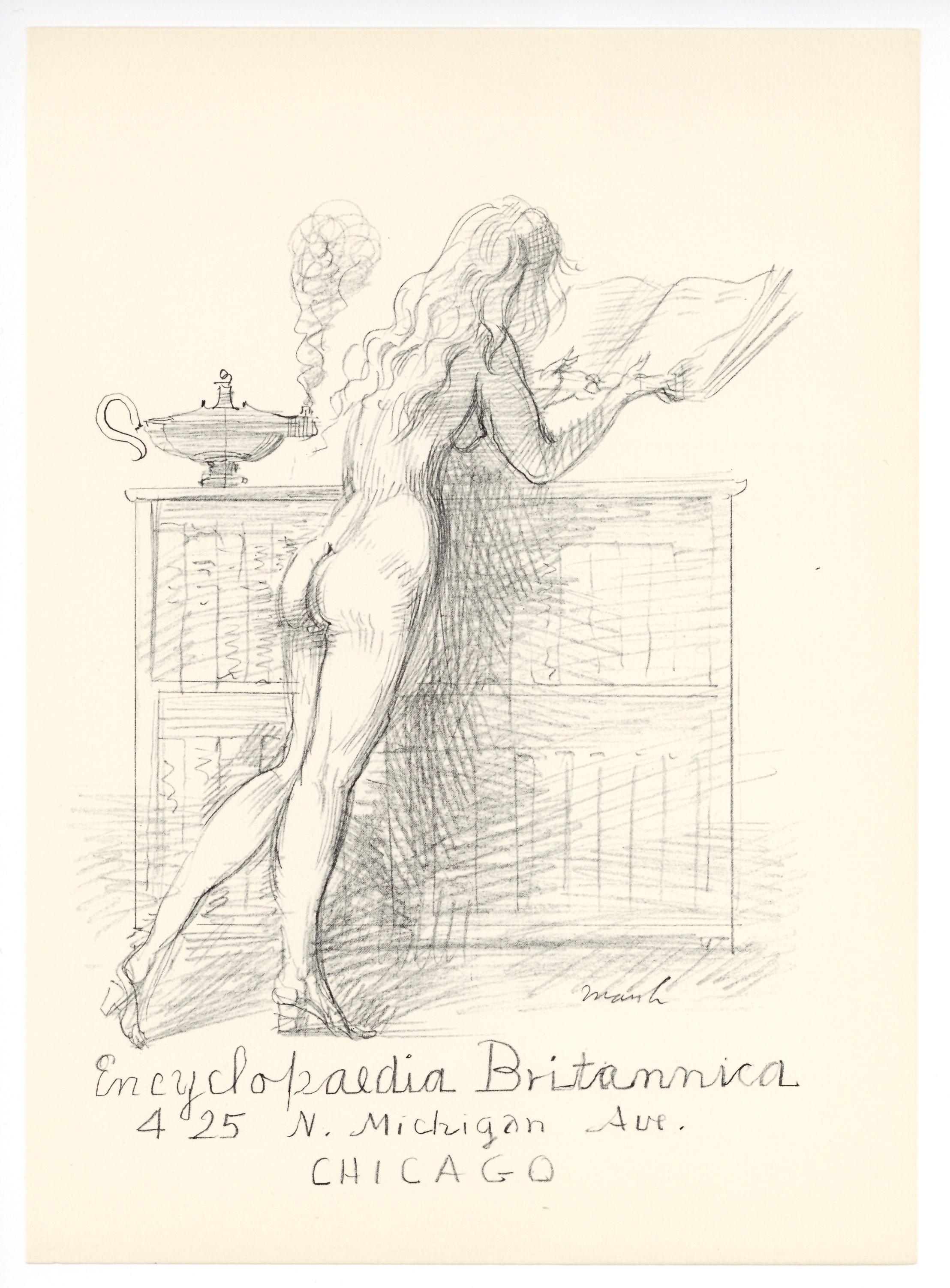 litografia originale - Print di Reginald Marsh