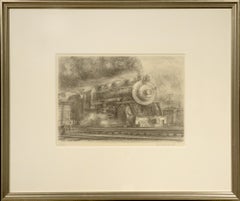 Railroad, 1932, Reginald Marsh, Train, Lithograph, Metropolitan Museum of Art